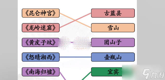 《漢字找茬王》連線(xiàn)鬼吹燈攻略分享