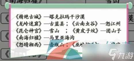 《汉字找茬王》连线鬼吹灯通关攻略