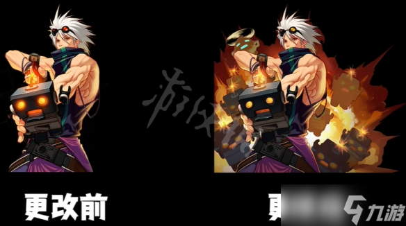 《地下城与勇士》立绘和谐前后对比 DNF先遣服立绘重做对比