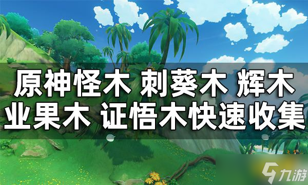 《原神》須彌木材快速收集攻略 怪木刺葵木輝木業(yè)果木證悟木快速收集