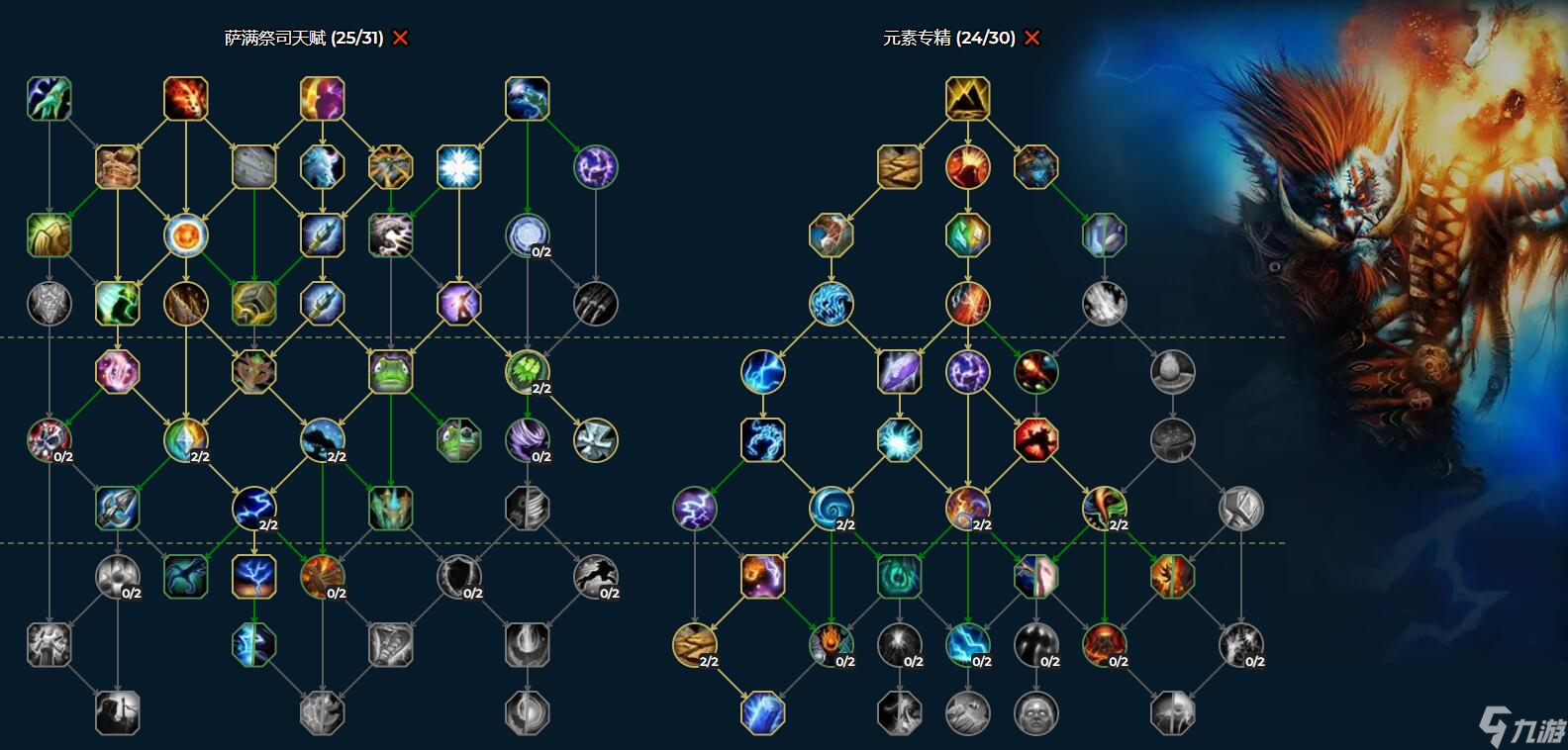魔兽世界10.0前夕元素萨天赋怎么加