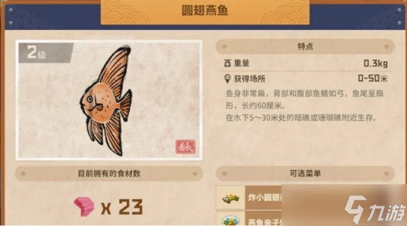 《潛水員戴夫》二級魚有哪些？二級魚圖鑒一覽