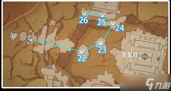 《原神》元能构装体沙漠表层讨伐路线分享
