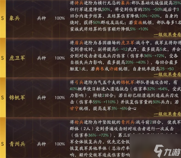 三國志戰(zhàn)略版4大兵種是什么 4大兵種介紹