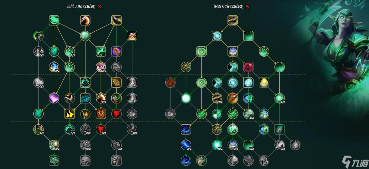 魔兽世界10.0前夕奶僧天赋怎么加？