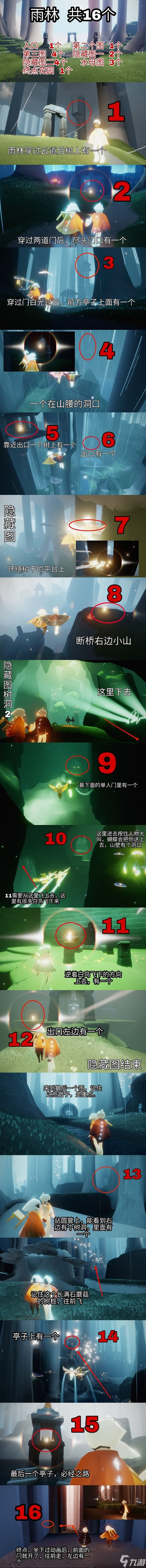 《光遇》小金人全部位置介绍 全部地图小金人图示一览
