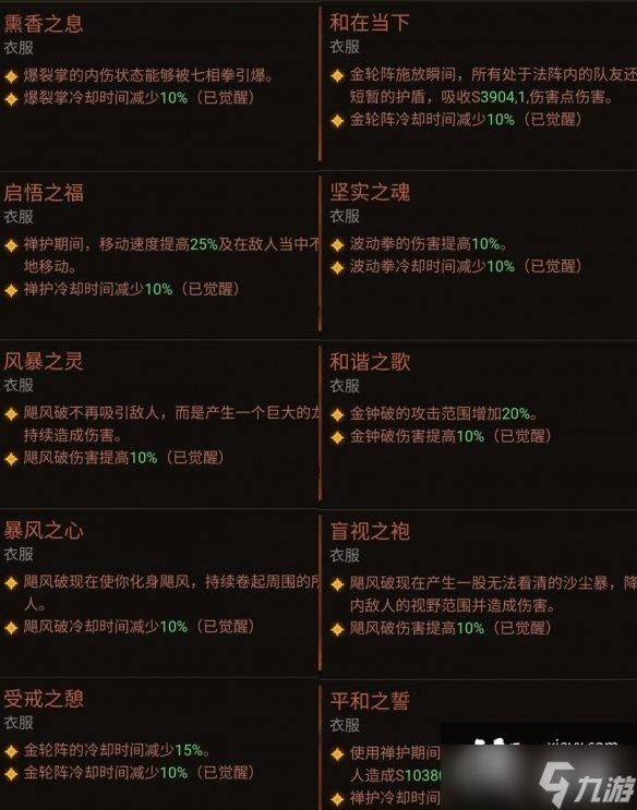暗黑破坏神不朽武僧装备觉醒后怎么样