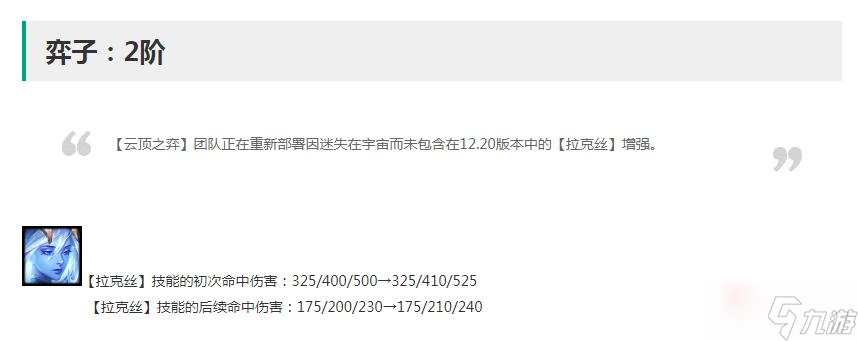 《云顶之弈》12.21版本棋子改动一览