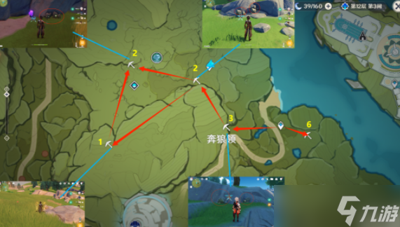 原神白铁块分布图及采集路线攻略