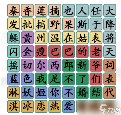 漢字找茬王一起找熱梗通關(guān)攻略