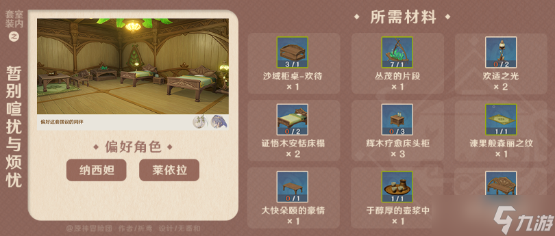 《原神》须弥家具摆设套装大全