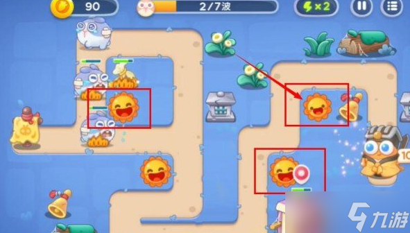 保卫萝卜4阿波道长第1关怎么过