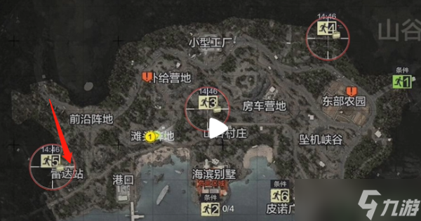 暗区突围追捕行动山谷金条箱位置最新