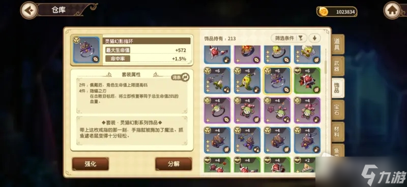 《宝石研物语伊恩之石》饰品搭配攻略