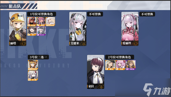 《NIKKE胜利女神》配队推荐 《NIKKE胜利女神》固定队伍阵容推荐