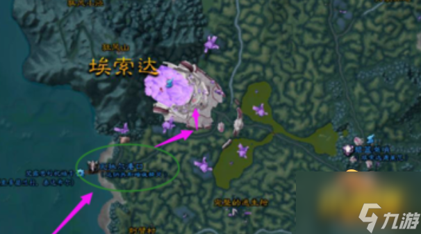魔獸世界怎么去埃索達-聯(lián)盟去埃索達路線分享