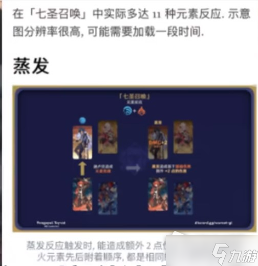 《原神》七圣召唤蒸发作用介绍