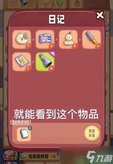 旅行串串合成关系图表