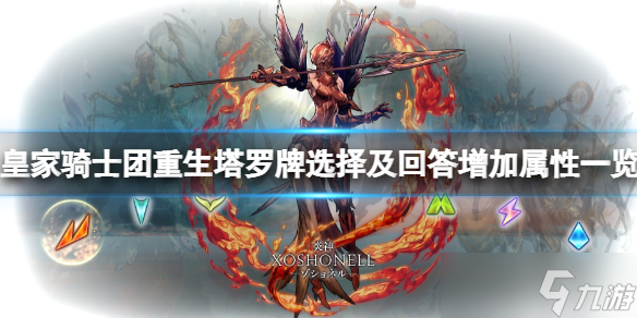 《皇家骑士团重生》塔罗牌选择及回答增加属性一览