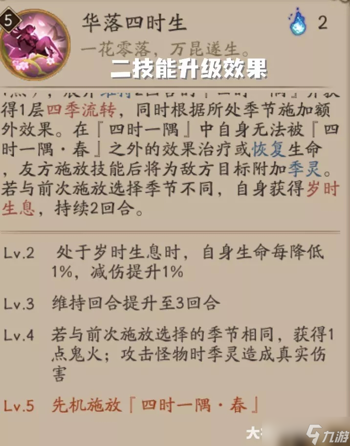 阴阳师季技能强度分析