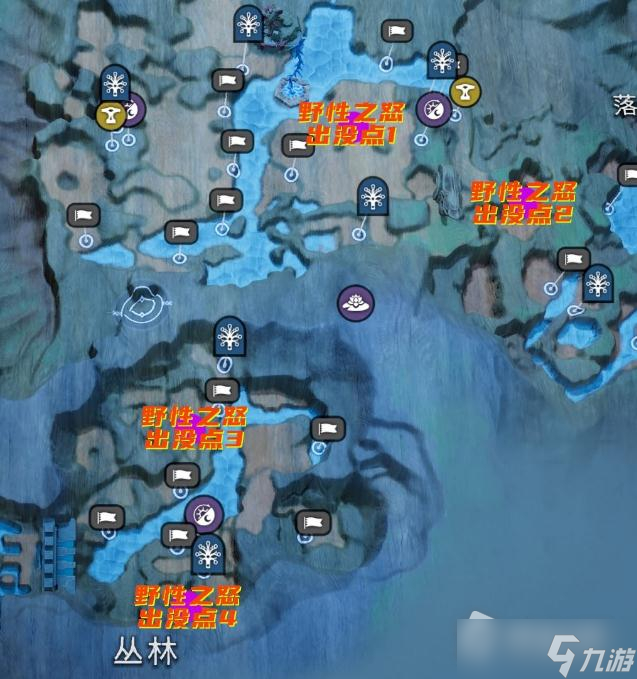 《战神5》史诗狩猎位置地图详解