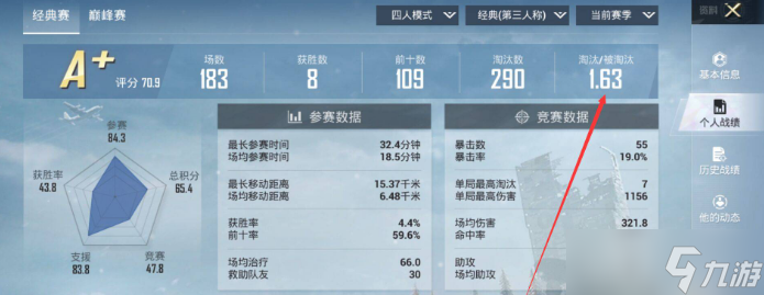 和平精英淘汰分怎么算