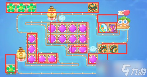 保卫萝卜4天下第一汤第2关攻略