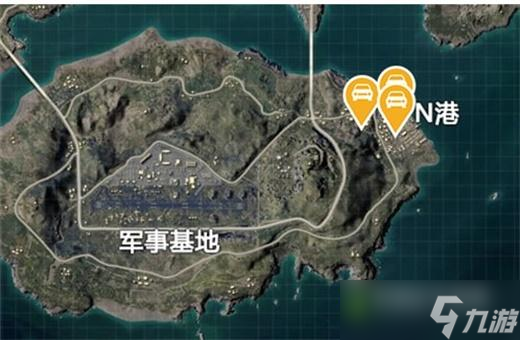 《和平精英》海岛地图固定刷车点在哪里 海岛地图固定刷车点位置分享