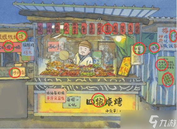 《漢字找茬王》夜市找錯(cuò)字通關(guān)攻略