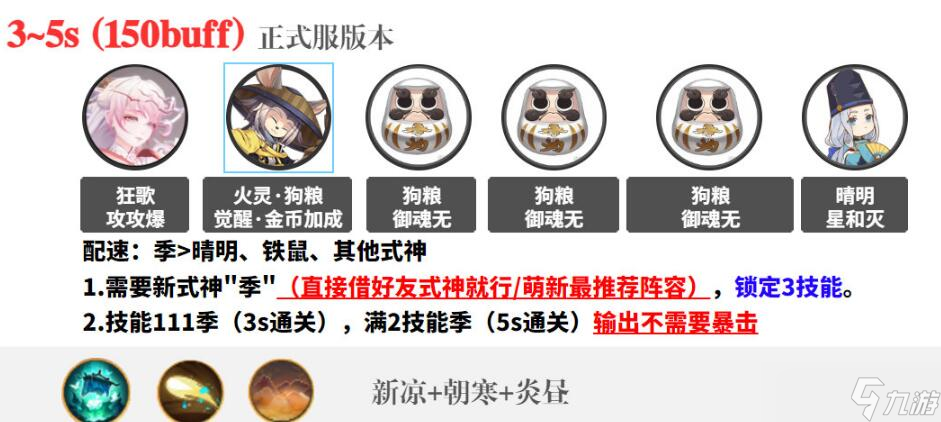 阴阳师化四季爬塔3s阵容怎么选择