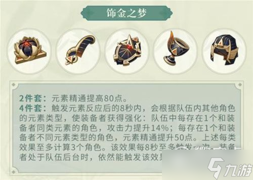 原神饰金之梦适不适合八重神子