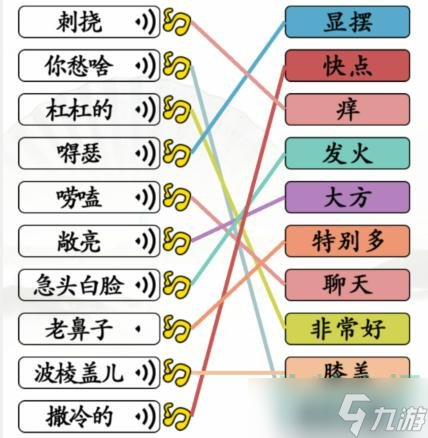 《汉字找茬王》连线东北通关攻略