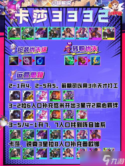 《金铲铲之战》S8卡莎3332阵容搭配攻略