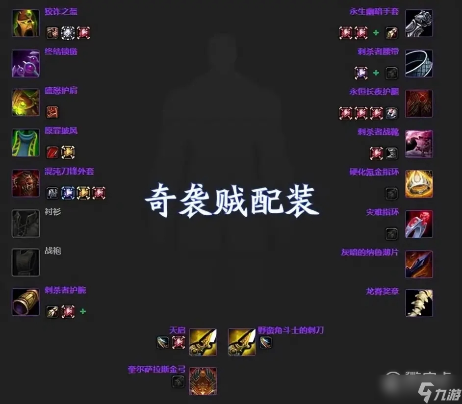 魔兽世界怀旧服WLK奇袭贼天赋加点方法介绍