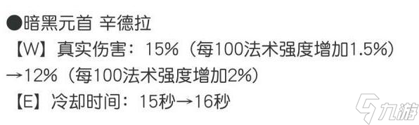 英雄联盟PBE12.23版本辛德拉削弱了什么