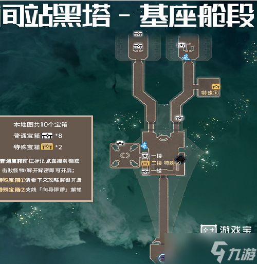崩坏星穹铁道黑塔空间站基座舱段宝箱位置攻略
