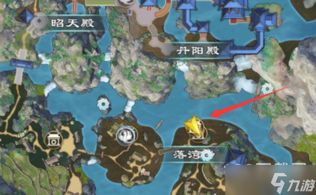 蜀山初章澜艺商人位置在哪
