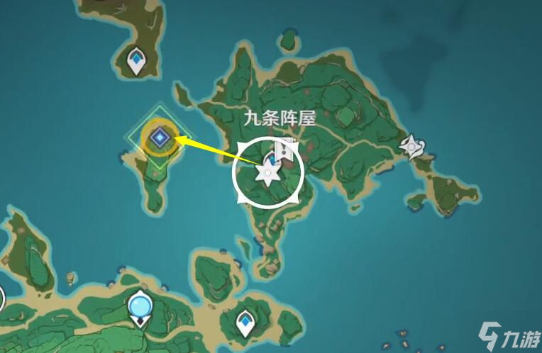 原神无名武士的刀位置