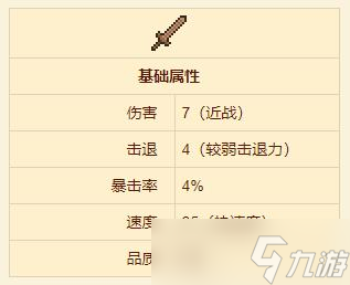 《泰拉瑞亚》木剑武器介绍