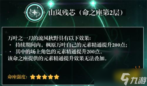 《原神》枫原万叶几命最好 万叶命之座性价比分析