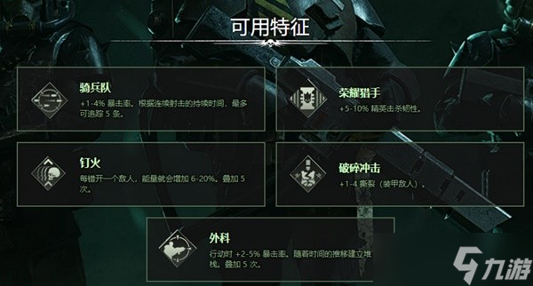 《战锤40K暗潮》常用武器词条一览