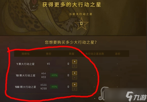 csgo大行動之星怎么獲得