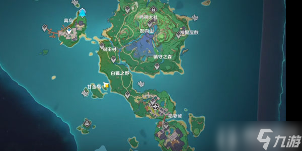 原神20级稻妻地图怎么开