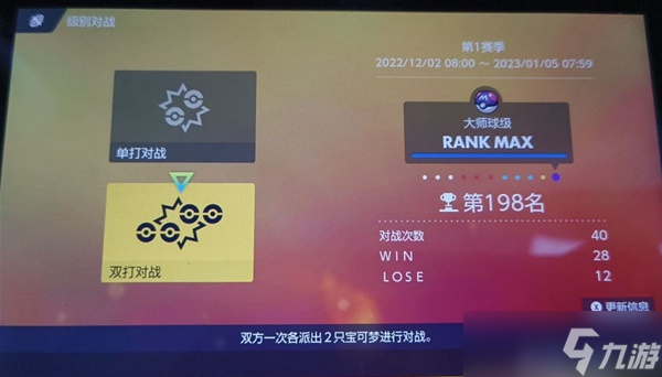 《宝可梦朱紫》S1双打大师球队伍分享 S1主流太晶宝可梦强度分析