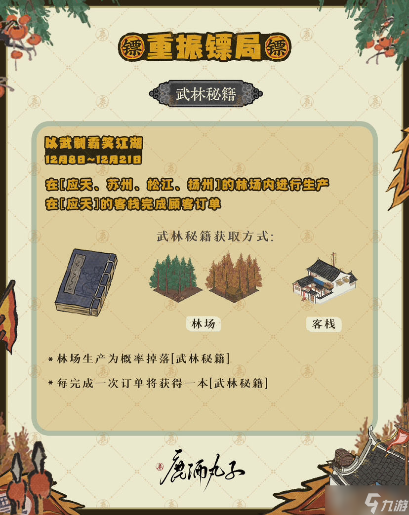 江南百景图威门镖局修葺活动玩法攻略