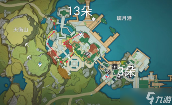 原神七圣召唤牌面材料大全 七圣召唤牌面制作材料分布坐标位置汇总