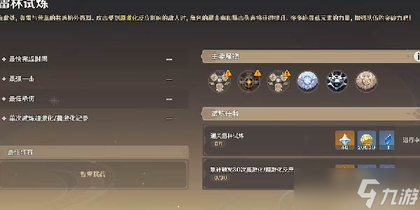 原神迷城战线沙域篇雷林试炼攻略