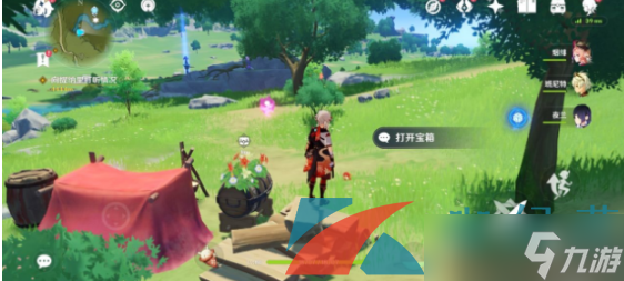 《原神》风起地附近的红色帐篷位置介绍