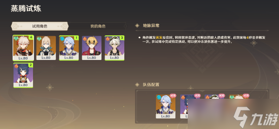 原神迷城战线沙域篇第四关阵容怎么选择
