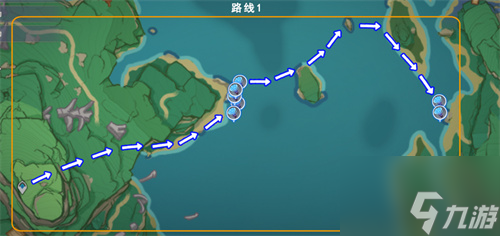 原神海灵芝采集路线图-海灵芝采集分布图
